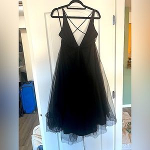 Black Tulle Midi dress from the Latest Scoop. Never worn tags still on